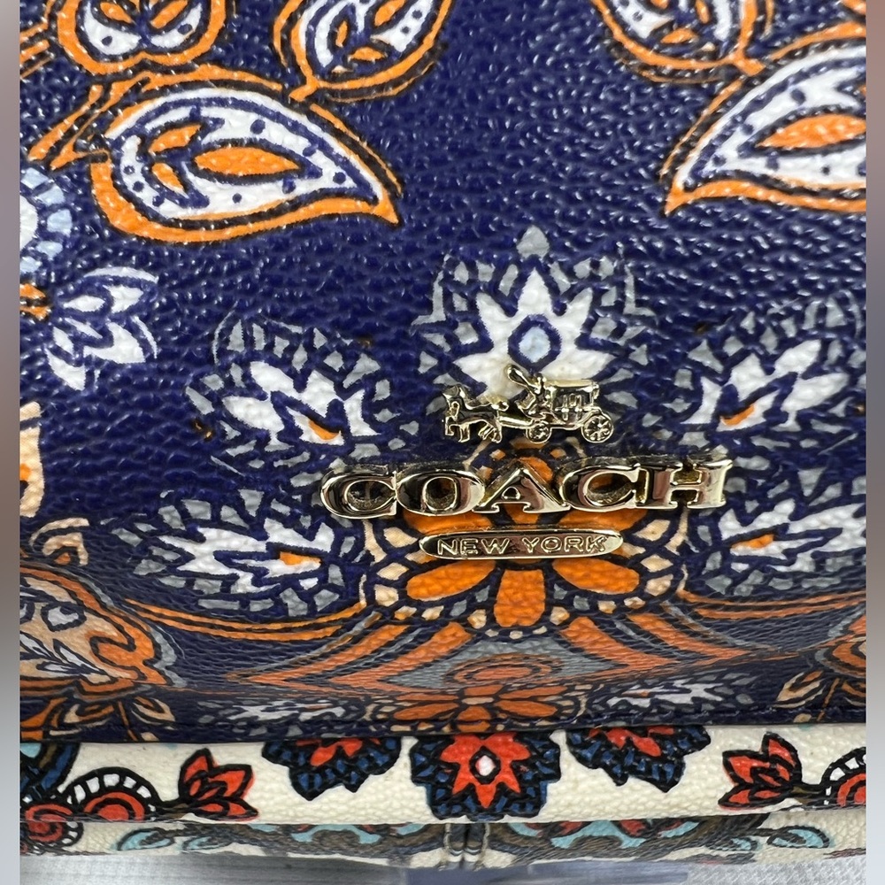 Coach Mini Backpack in Multicolor Paisley Floral Print - Picture 2 of 11